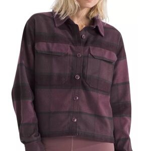 The North Face Women’s Valley Flannel Shirt in Midnight Mauve XXL NWT